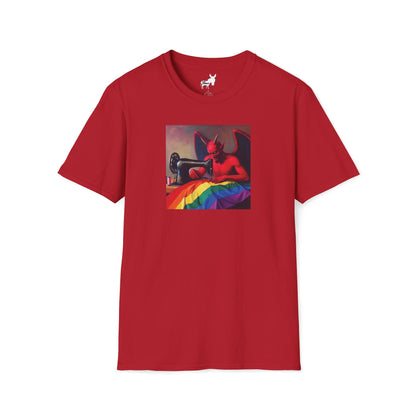 Satan Sews A Flag T-Shirt