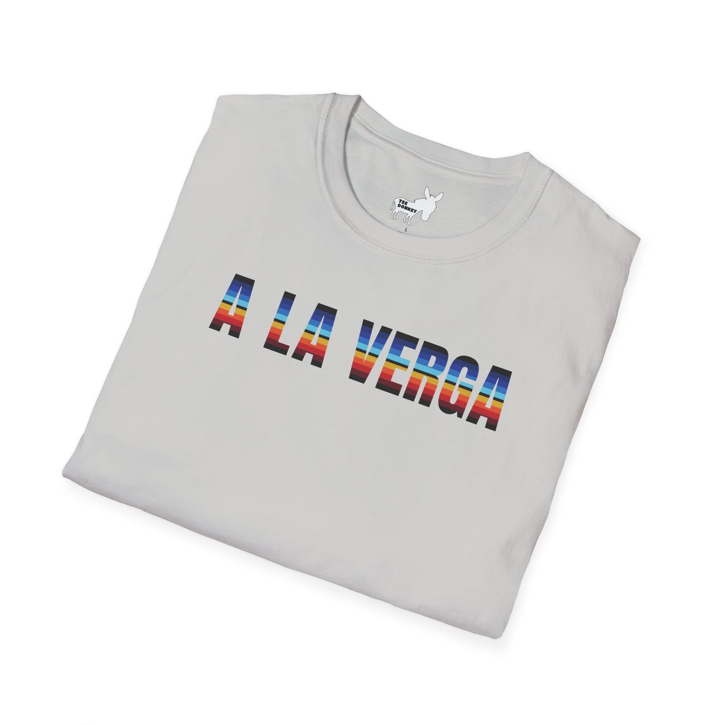 A LA VERGA - BLUE/RED - SERAPE - T-Shirt