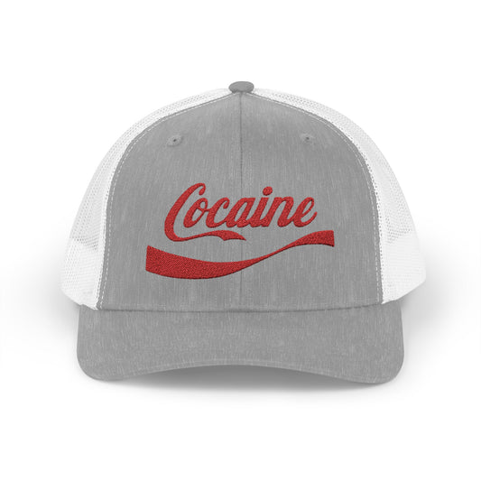 Cocaine - Trucker Snapback - White