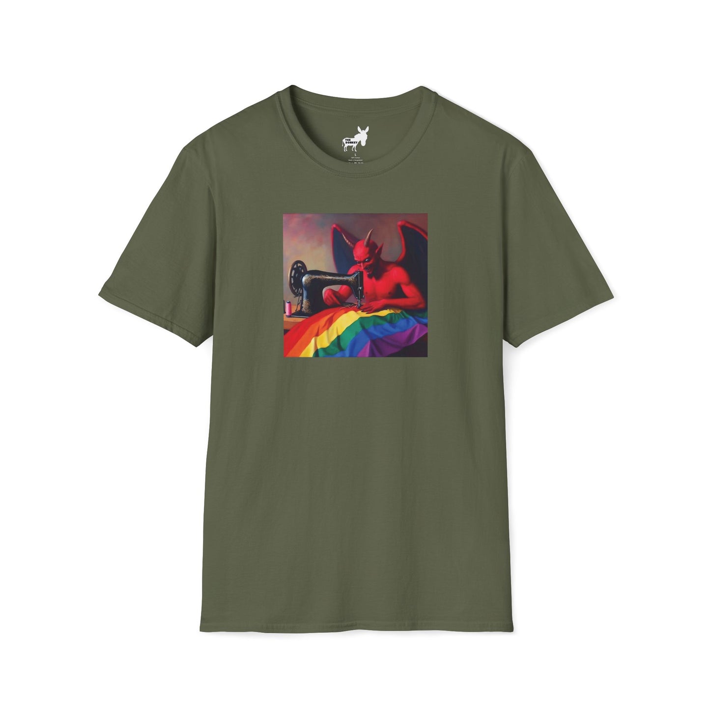 Satan Sews A Flag T-Shirt