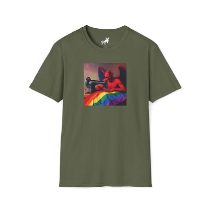 Satan Sews A Flag T-Shirt