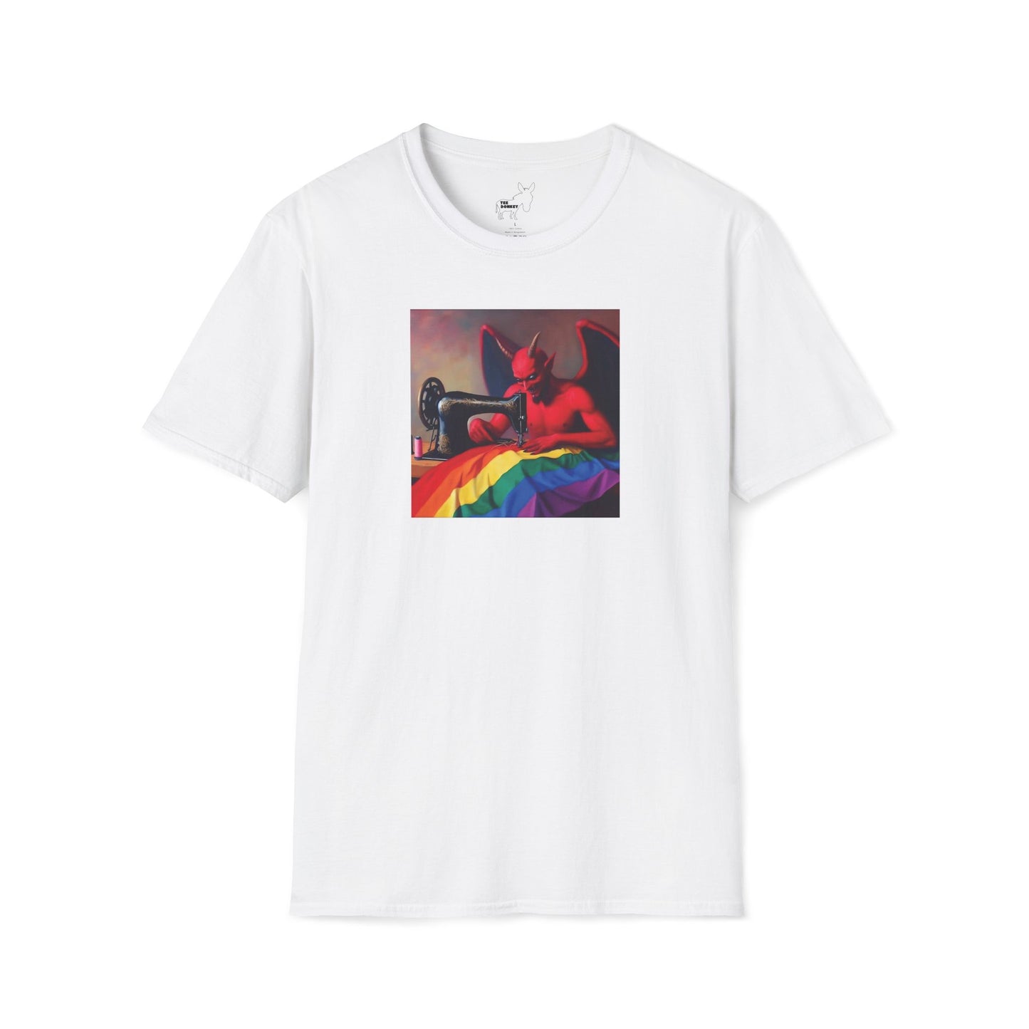 Satan Sews A Flag T-Shirt