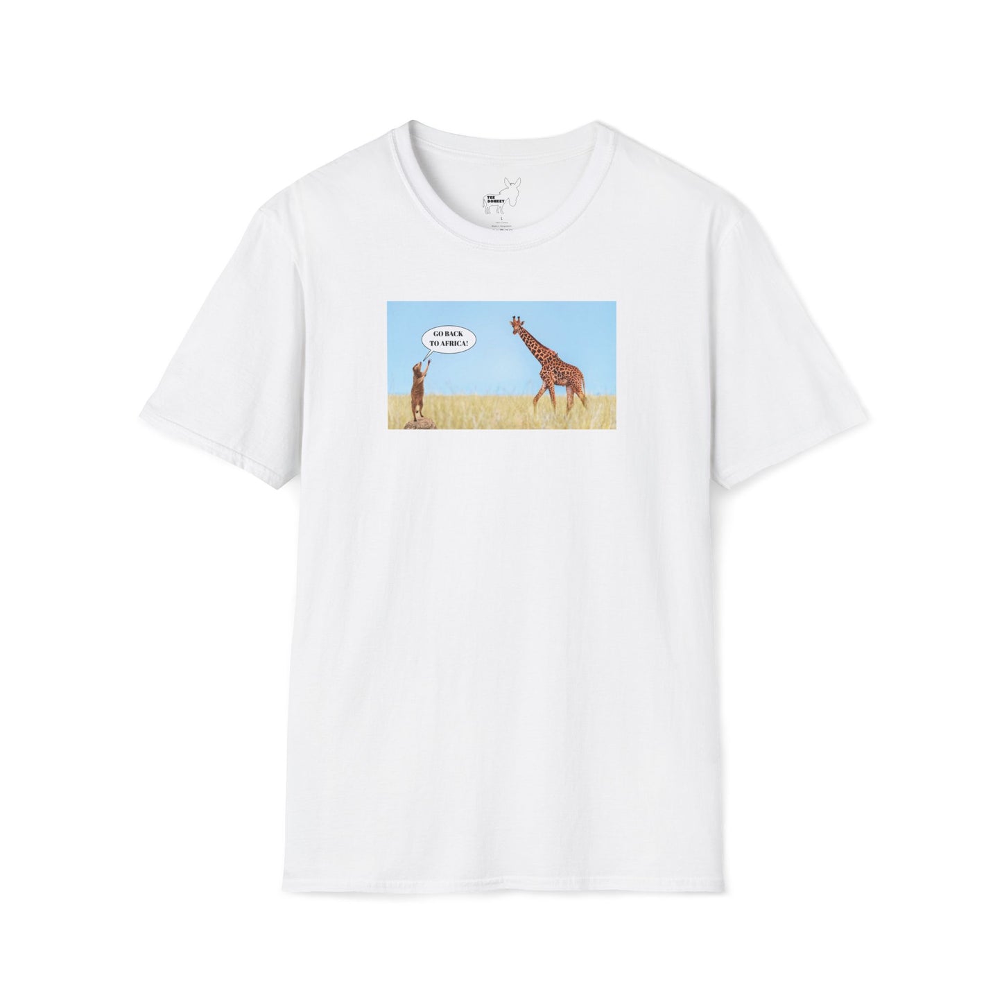 GO BACK TO AFRICA - MEERKAT & GIRAFFE  T-Shirt
