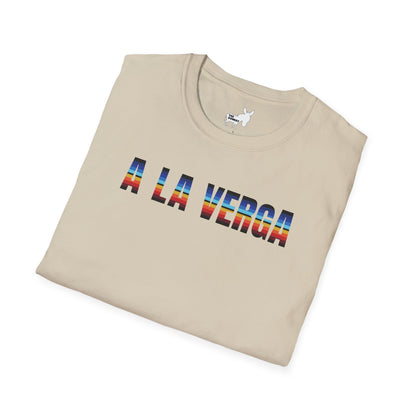 A LA VERGA - BLUE/RED - SERAPE - T-Shirt