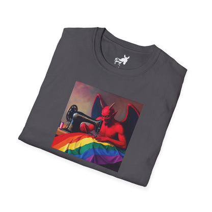 Satan Sews A Flag T-Shirt
