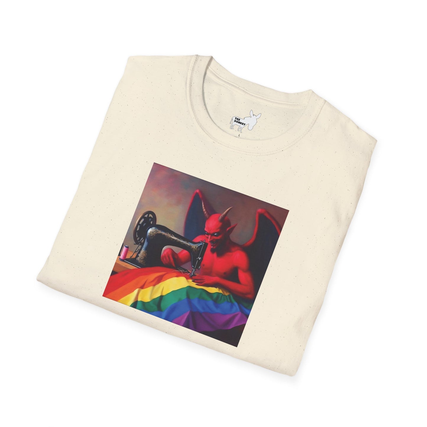 Satan Sews A Flag T-Shirt