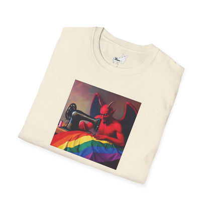 Satan Sews A Flag T-Shirt