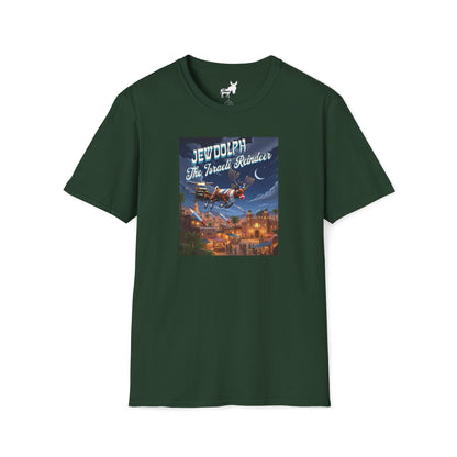 JEWDOLPH THE ISRAELI REINDEER T-Shirt
