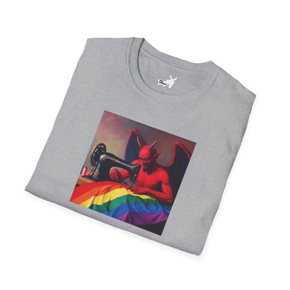 Satan Sews A Flag T-Shirt