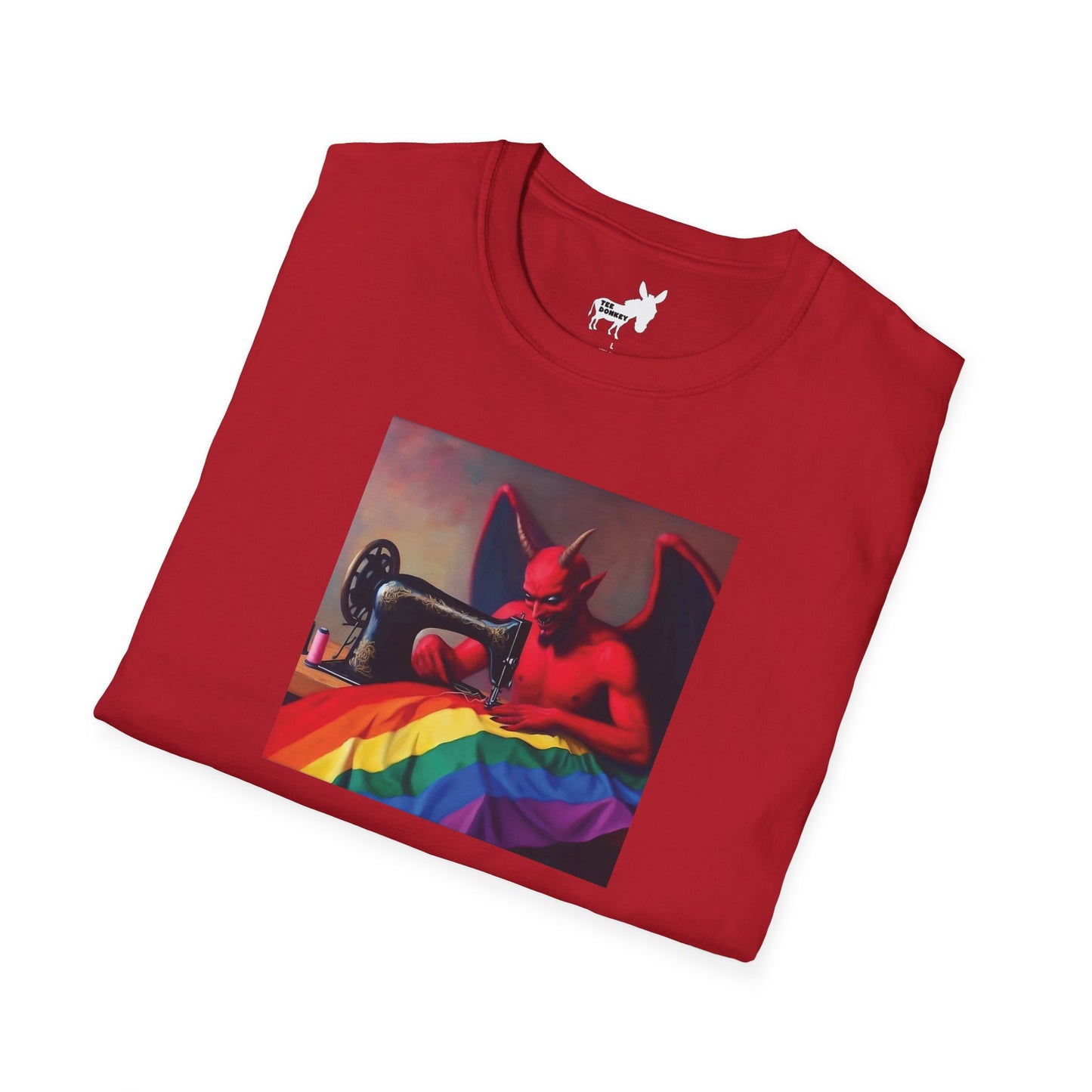Satan Sews A Flag T-Shirt