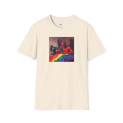 Satan Sews A Flag T-Shirt
