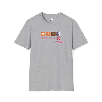 AMERICA RUNS ON BLACKMAIL T-Shirt