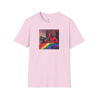 Satan Sews A Flag T-Shirt